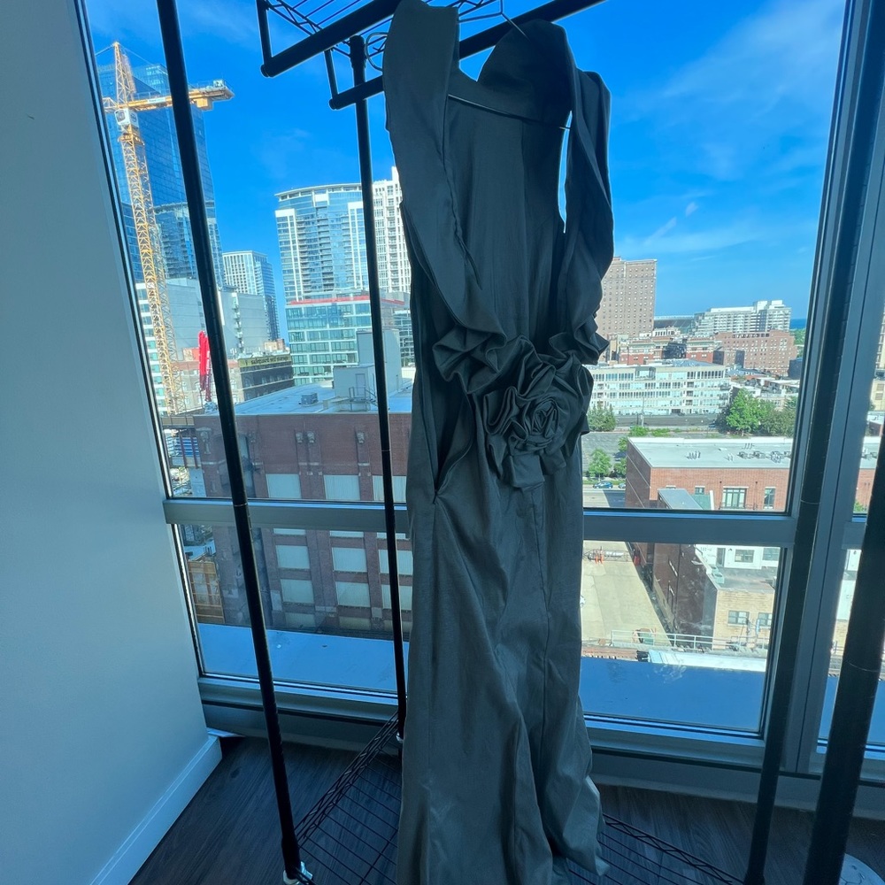 Custom gray gown 6/8